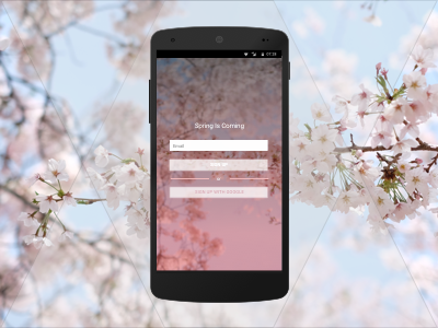 Sign Up For Spring 100daychallenge dailyui001