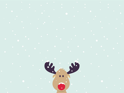 Holiday card card christmas holiday reindeer