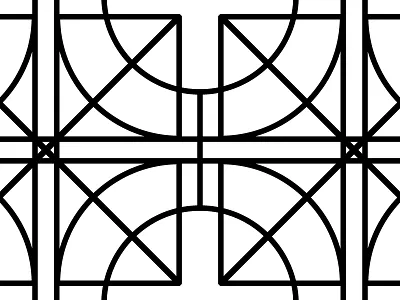 Geometric Pattern No.8 circle geometric geometry graphic line math minimalist order pattern repeat rhythm triangle