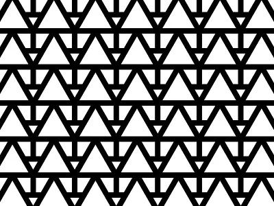 Geometric Pattern No.7 circle geometric geometry graphic line math minimalist order pattern repeat rhythm triangle