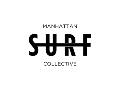 Surf Collective Logo branding creative design identity logo typography