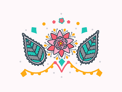 R.O.S.E apparel art branding clean color creative cute design dribbble flower graphic logo