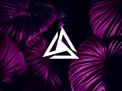 Triangle thing 3 abstract bold icon iconic purple shape three tri triangle vector