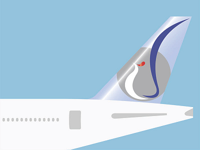 Air France Tail proposal 777 air france airline boeing branding graphic design illustration illustrator logo photoshop rooster visual design