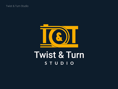 Twist & Turn 2d logo custom logo detailed logo multi color typography