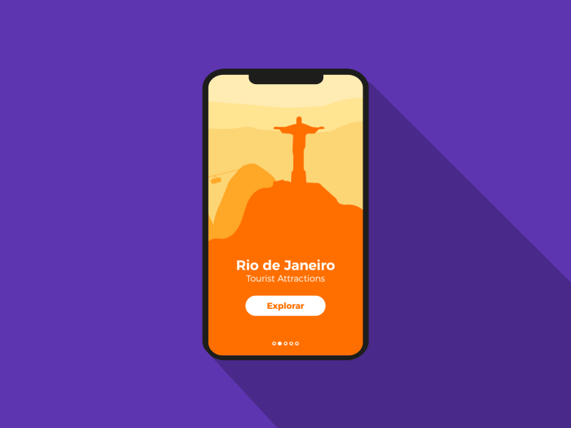 Tourist Attractions App app attractions design fortaleza rio de janeiro tourist ui ux web web desing