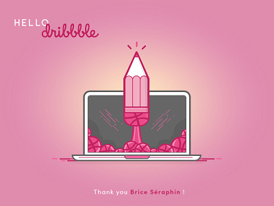 Hello Dribbble dribbble hello