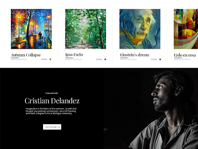Art Gallery Website art gallery website