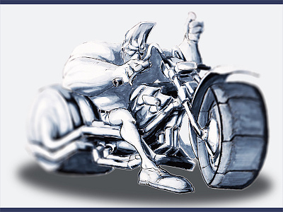 Bikerman chrome drawing motor