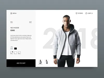 Online store web design photoshop sketch ui web