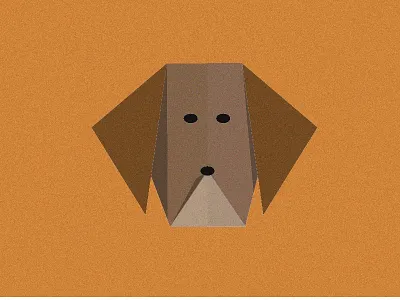 Origami-dog