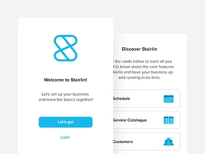 Stairlin Tutorial booking clean icons illustration minimal settings tutorial ui ux