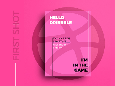 Hello guys 2d color debut dribbble firstshot flatdesign hello illustrator minimal poster