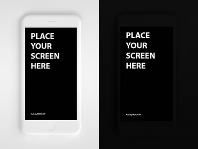 Iphone7/8 Mockup 3d apple black freebies iphone7 iphone8 mobile mockup white