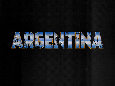 Argentina argentina cup fútbol gradient messi retro texture world