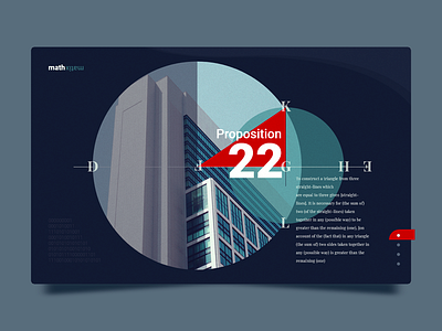 Proposition 22 architecture clean design geometry graphic design math responsive web