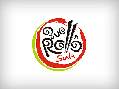 Que Rollo Sushi branding design diseño hermosillo lettering logo logotype méxico visorstudio