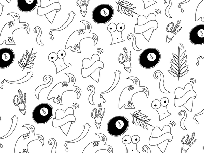 Tattoo Pattern graphic design illustration