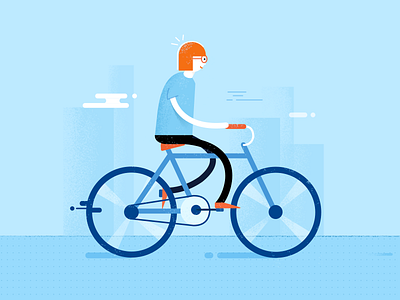 Biking bicycle