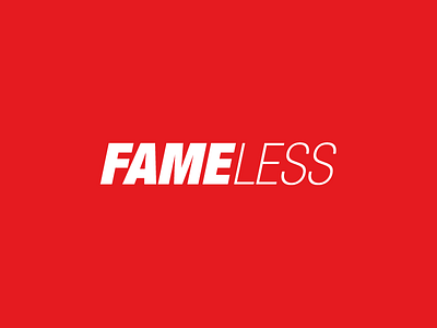 Fameless brand clothing logo