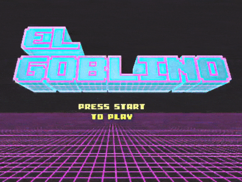 EL GOBLINO 3d 80s c4d cat goblin retro synth synthwave