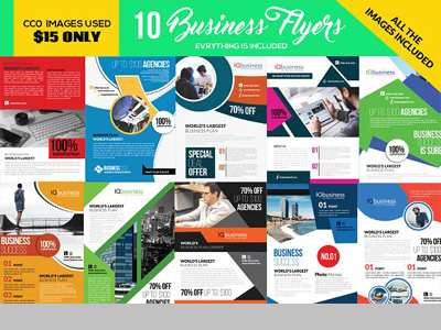 10 Corporate Flyers Template Bundle agency blue business business corporate agency flyer business flyer clean company