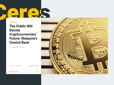 Cryptocurrency News WordPress Theme article bitcoin ceres crypto cryptocurrency magazine news online media theme wordpress