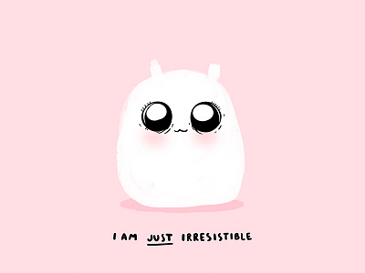 I Am Just Irresistible cat cute drawing i am just irresistible illustration kawaii