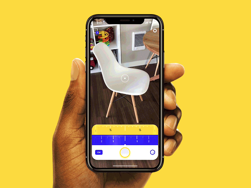 AR based iOS App - 3 app ar arkit augmented iphone measure metric reality