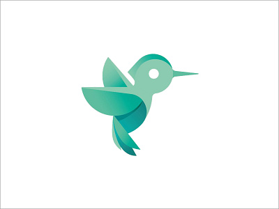 Hummingbird ai icon logo