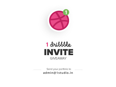 1 Dribbble Invite Giveaway dribbble give away giveaway invitation invite invites