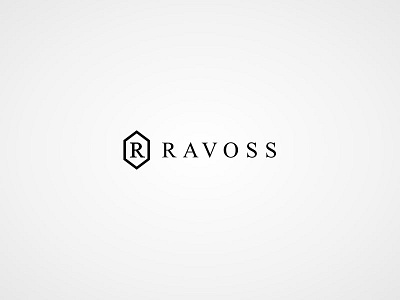 Ravoss elegant logo logodesign r ravoss style