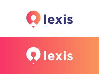 LEXIS logo adobe app author branding design education gradients graphic design identity logo logo designer typography