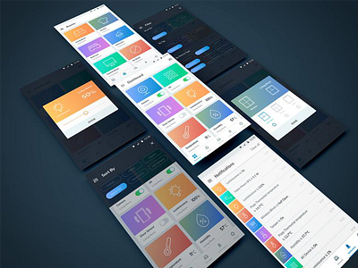 HomeKit UI/UX Design app design clean dark gradient home kit light minimalistic ui design ux design