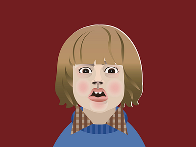 Work in progress. A Shining Tribute. Danny Torrance. adobe caricature art illustrator vector art
