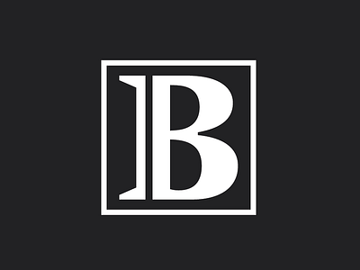 The letter B b box burn staple