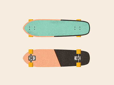 all decked out cruiser deck globe illustration skate skateboard texture vector