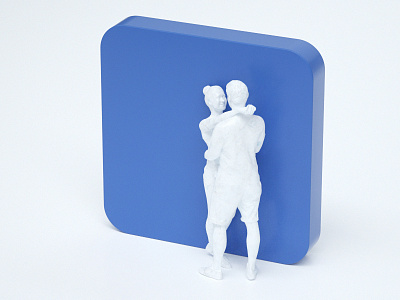Dimensional Branding: Facebook 3d ui cinema 4d daily mixed reality motion design octane renders ui uiux