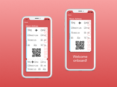 Boarding Pass airplane boarding pass ticket ui ux