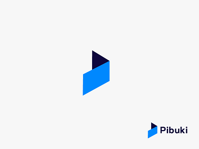 Pibuki logo concept for education management app