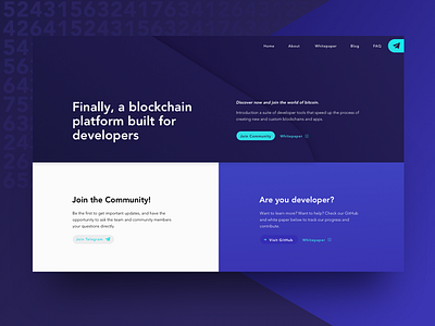 Blockchain blockchain ui ux web