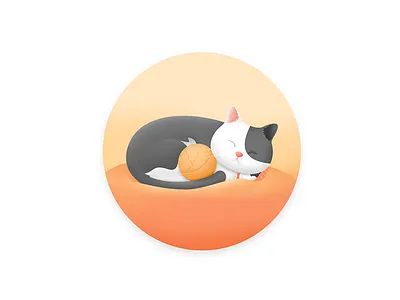 Kitty Kitty illustration ui