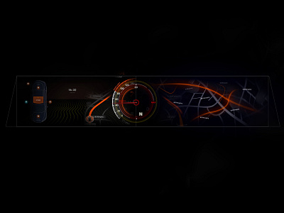 Automotive interactive interface automotive car dash board electric gui hci hmi icon interactive interface system ui