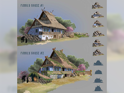 House concept 2d concept game concept