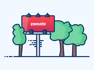 Billboard mania advertising billboard impressions marketing zomato