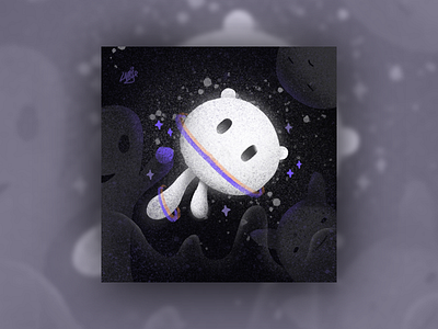 Dark®️Monster cute dark draw illustrator night noise