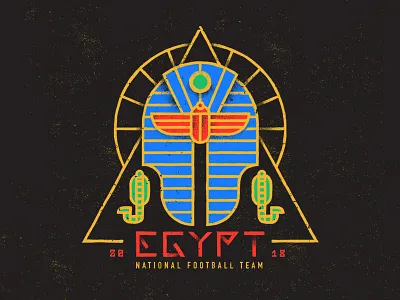 Egypt 2018 badge badge design egypt football soccer the pharaohs world cup