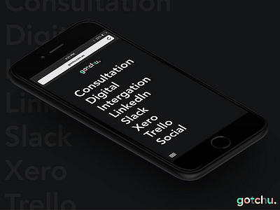 Gotchu. branding clean design digital website