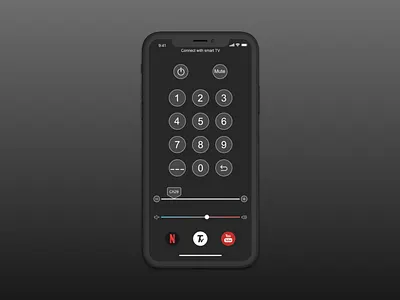 TV App control remote tv ui ux