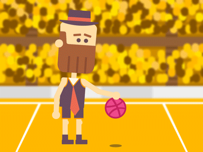 Hipster Jordan animation animation audience ball basket basketball beard first shot hat hippy hipster invite